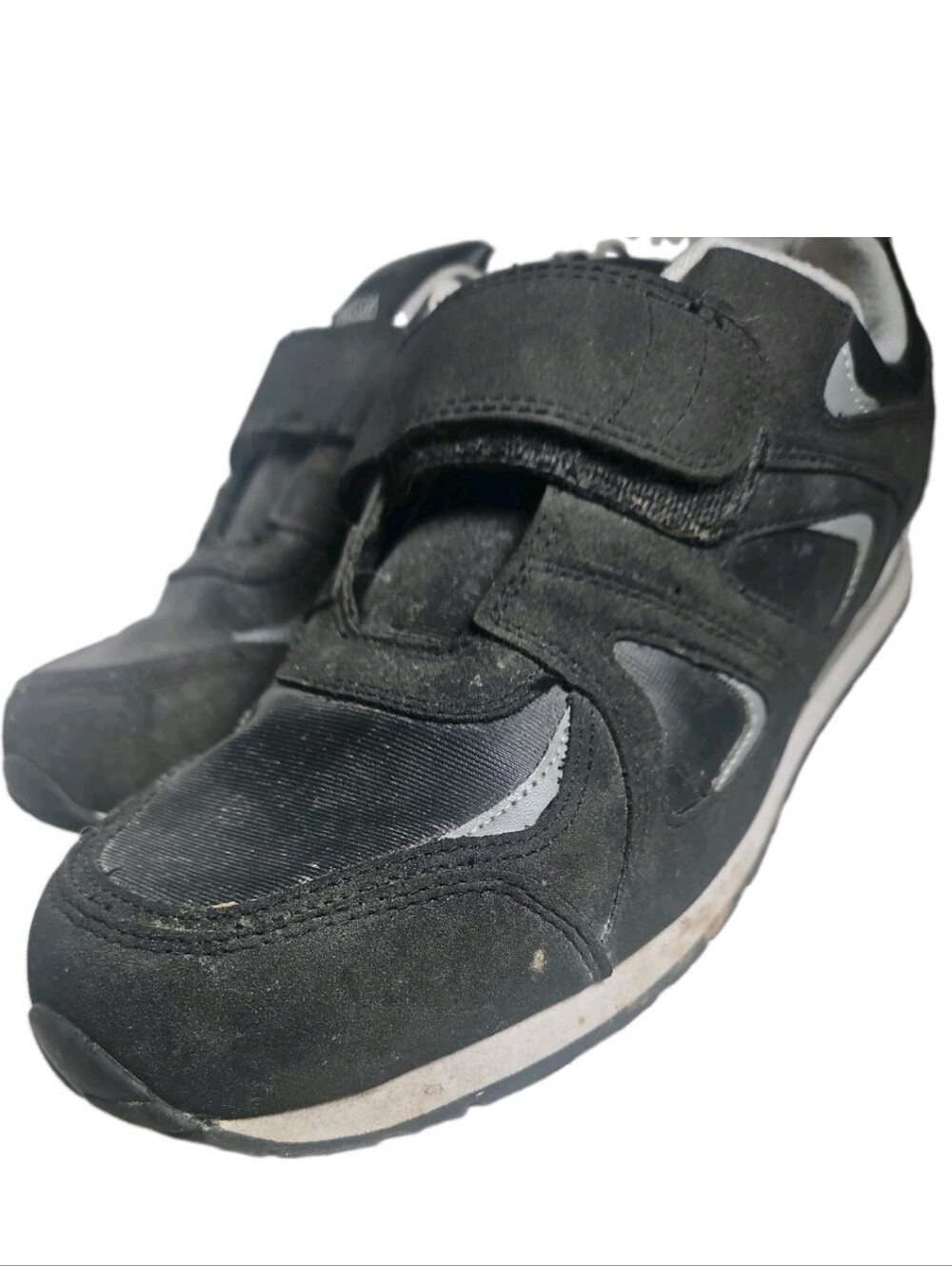 Omega Comfort Zone Men Shoe Sz 13 3E Wide Blk Hook Loop Walking Sneaker 475🌸[8D